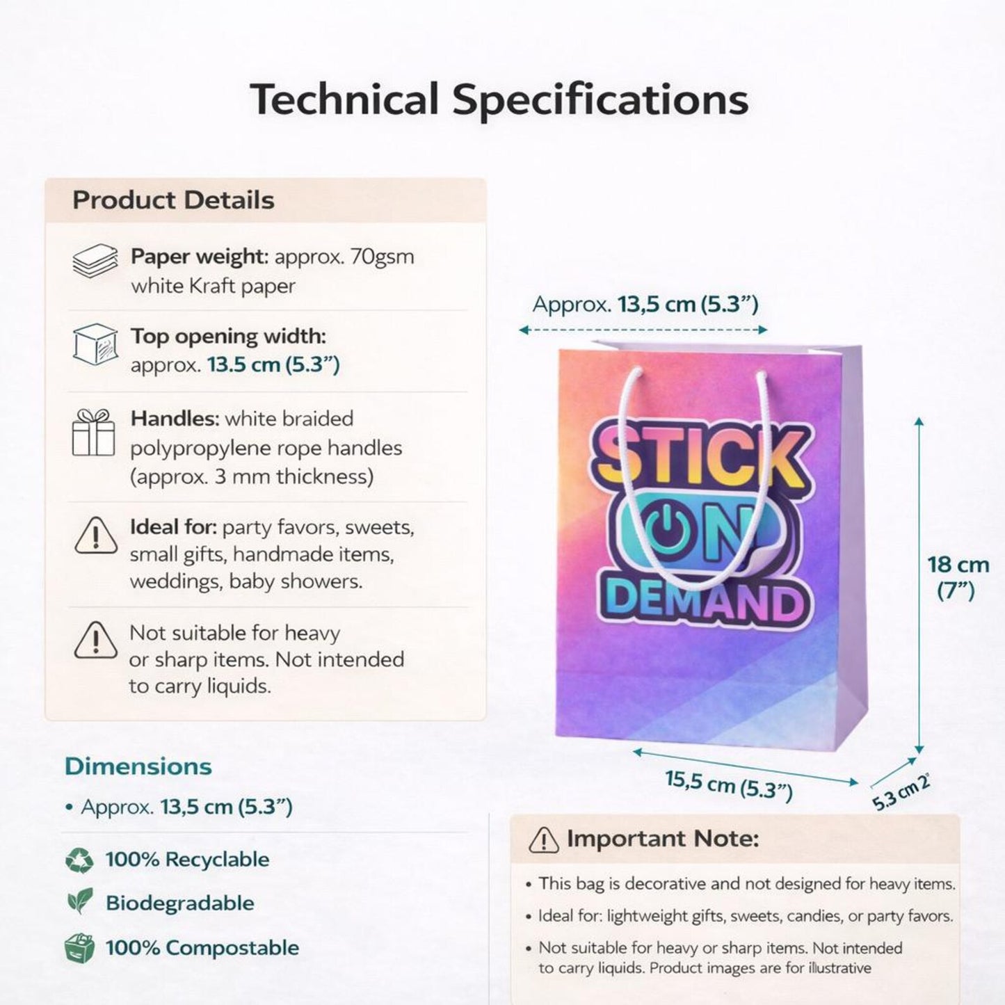 Personalised Small Cute Pig Party Favor Bag – Birthday Theme - Birthday Bag