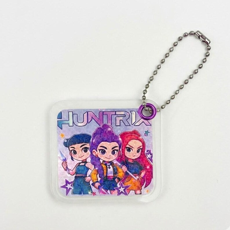 Bulk Party Favor Keychains - Set of 5, 10, 15 - Sparkling Galaxy Girl Birthday Theme - Kids Party Bag Fillers - Holographic Shimmer Favors