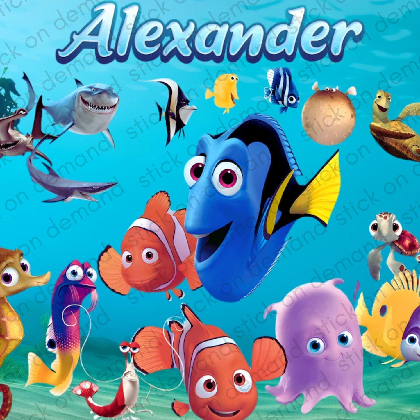 Personalised Placemat & Coaster Nemo Tableware – Custom Designs Available -