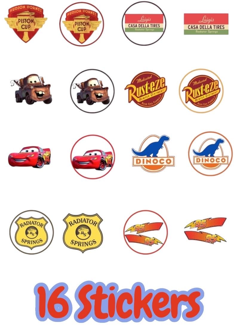 20 Cars  Stickers