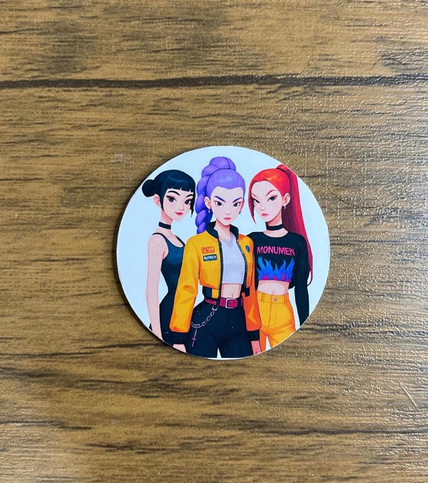 KPop Pin   / Shoe Charm / Keyring / Magnet