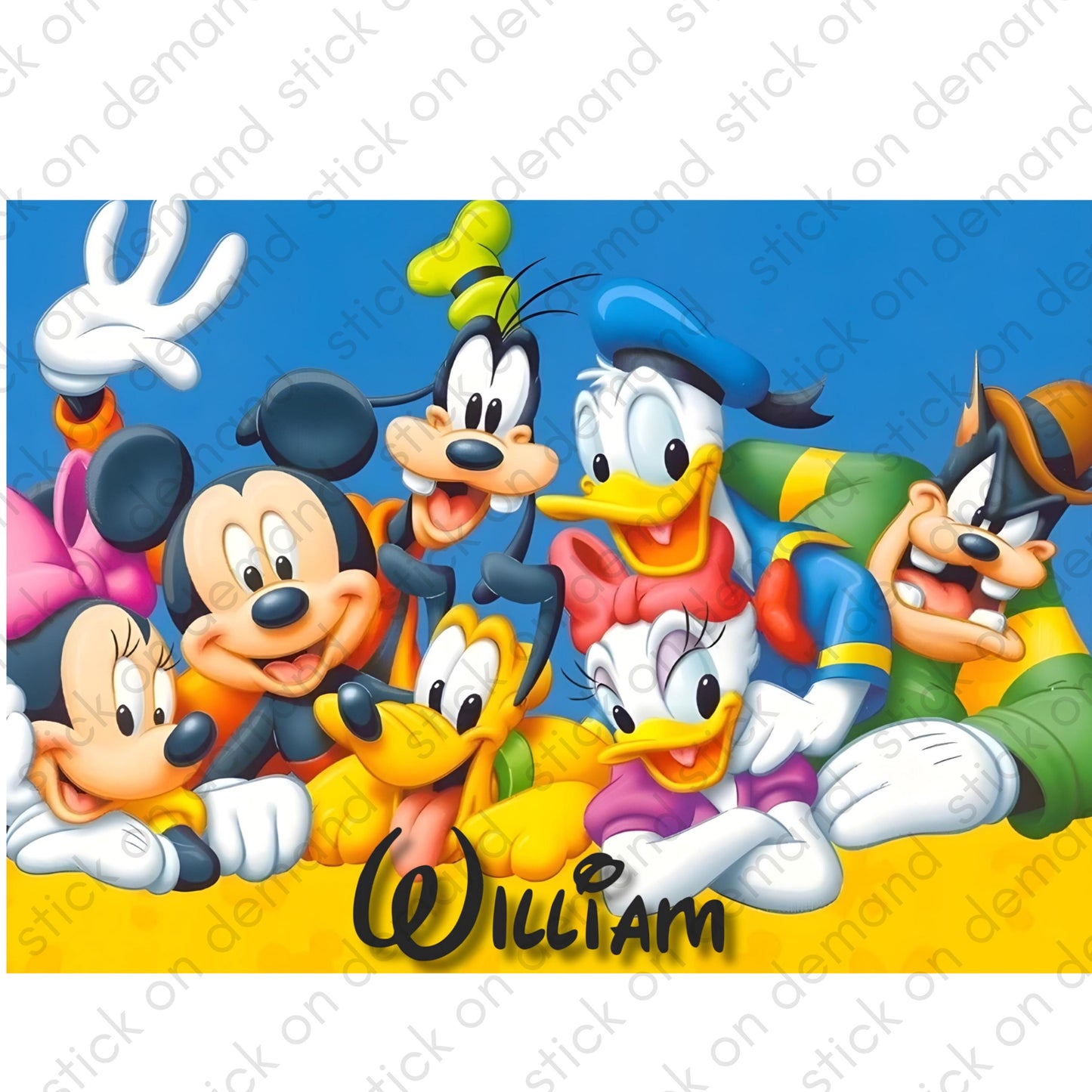 Personalised Placemat & Coaster  Disney Tableware – Custom Designs Available -  Disney