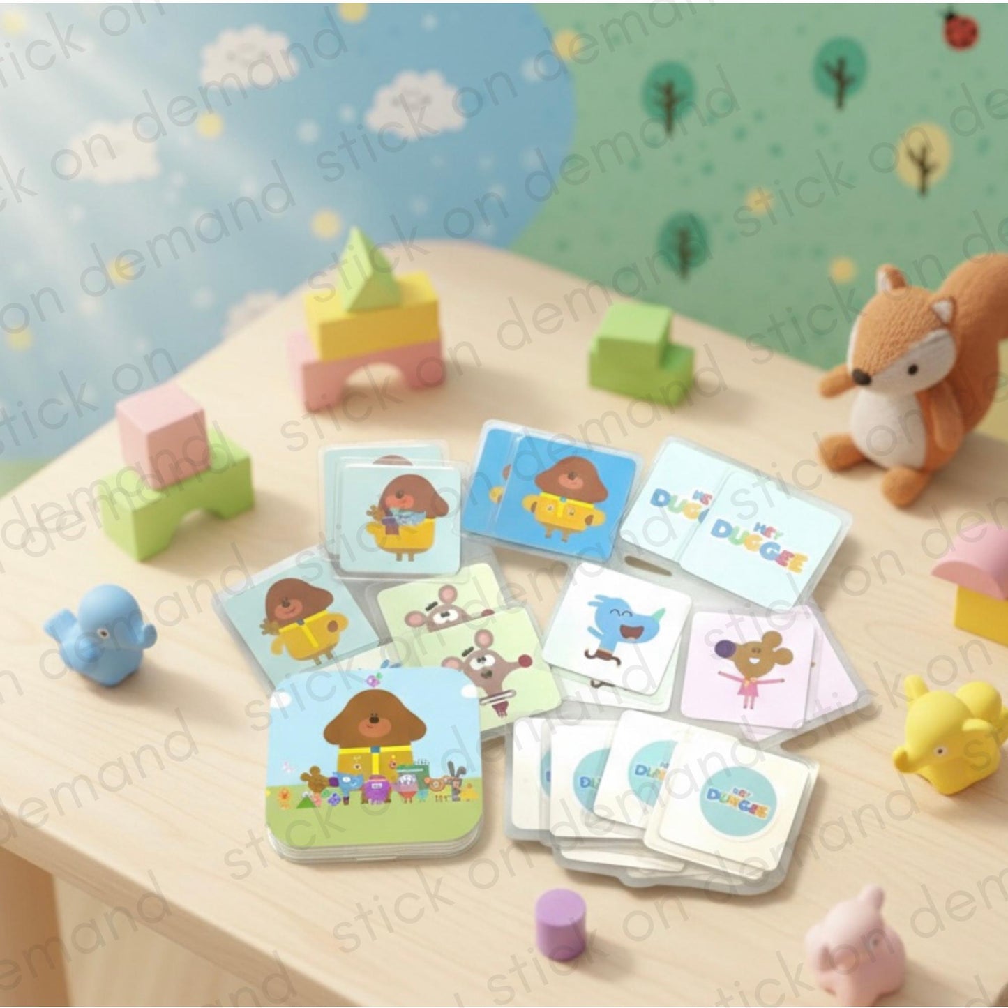 20 Duggee Stickers | Vinyl Waterproof, Party Favors , Party Kit