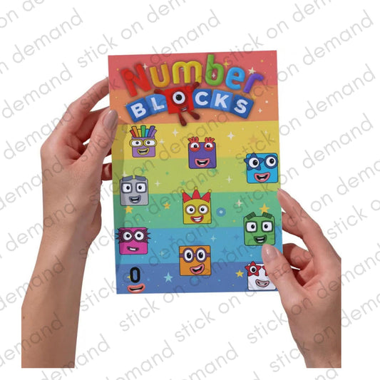 Numbers Notebook - Party Favor / A5 Lined Note