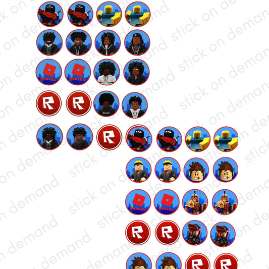 20 Roblox Stickers / Game Stickers