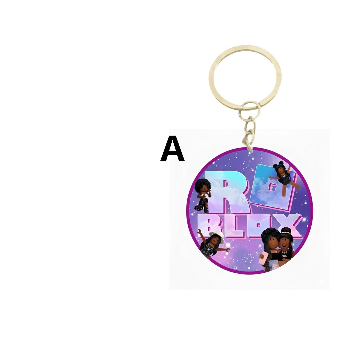 Roblox Girls Keychain – Birthday Party Favor, Goodie Bag Gift
