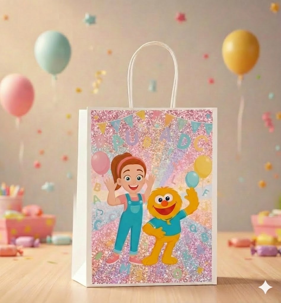 Personalised Small Rachel Party Favor Bag – Birthday Theme - Birthday Bag / Rachel  Party Favors Bag