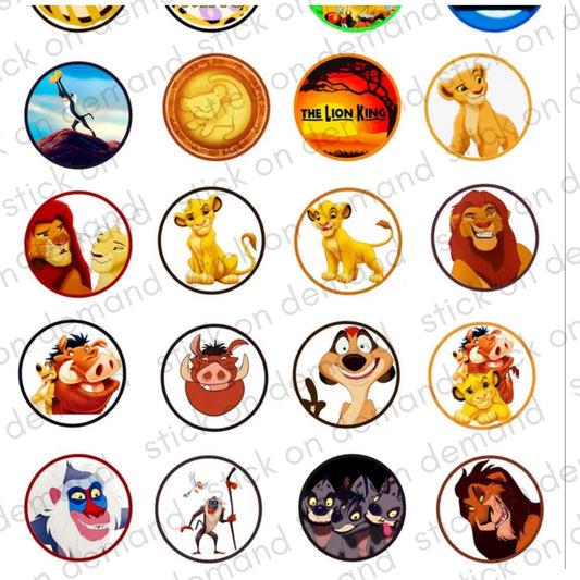 20 Lion King  Stickers