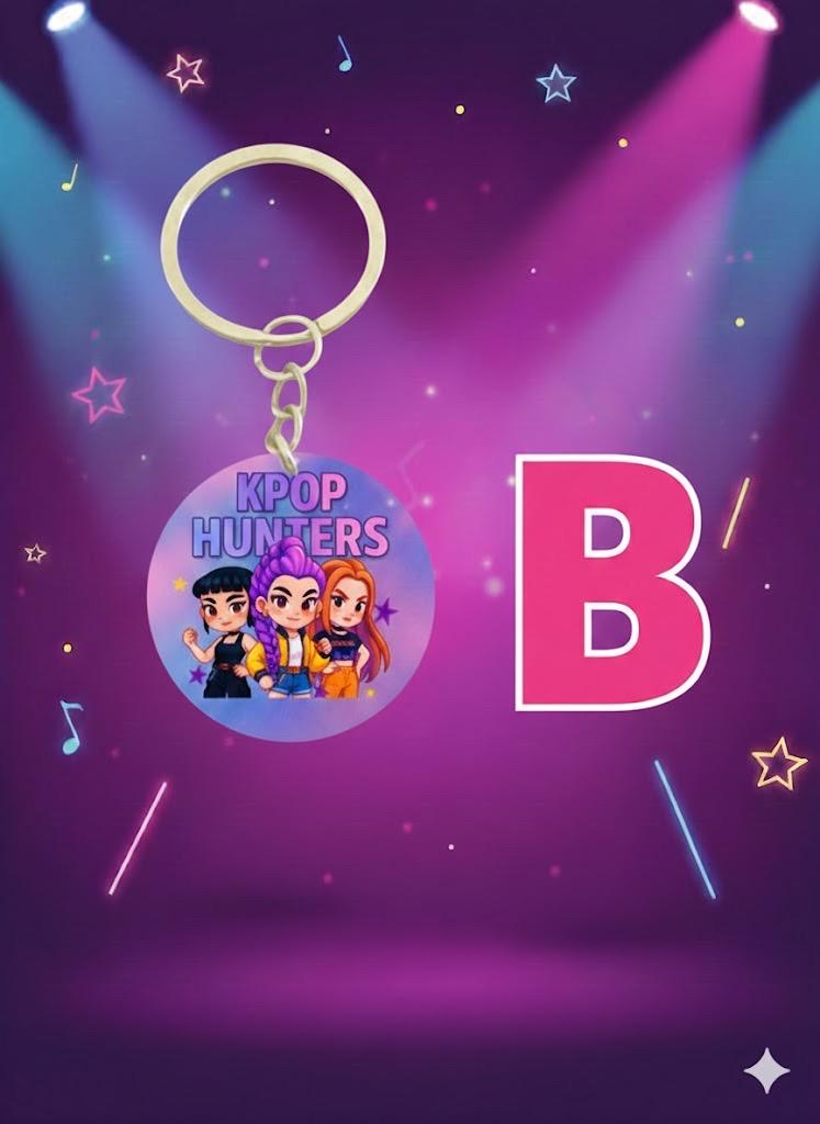 Kpop Hunters  Keychain Party Favor  — Cute Birthday Favour, Bulk Kids Party Gifts, Kpop hunters Party Favors