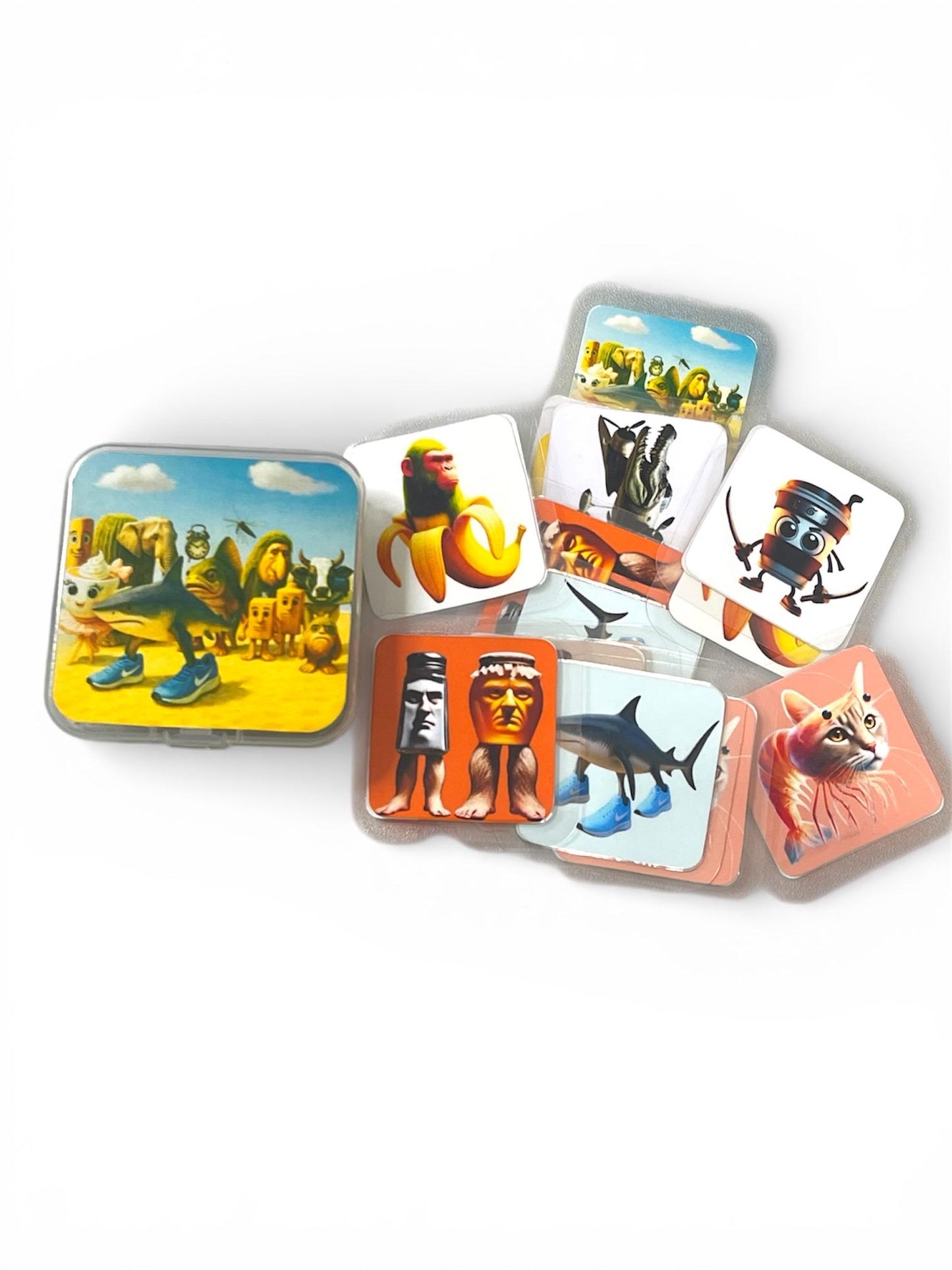 Memory  Game Italian Brainrot / Memory Game & Matching Pairs with Box | Kids Educational Card Toy | Kids Gift