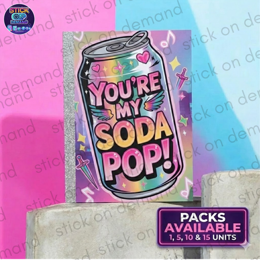 K-POP Soda Pop  Notebook - Doda Pop Party Favor /Mini K-pop note /  Great for Party Favors and Gifts / Mini Note Kpop Hunters / A5  Notepads
