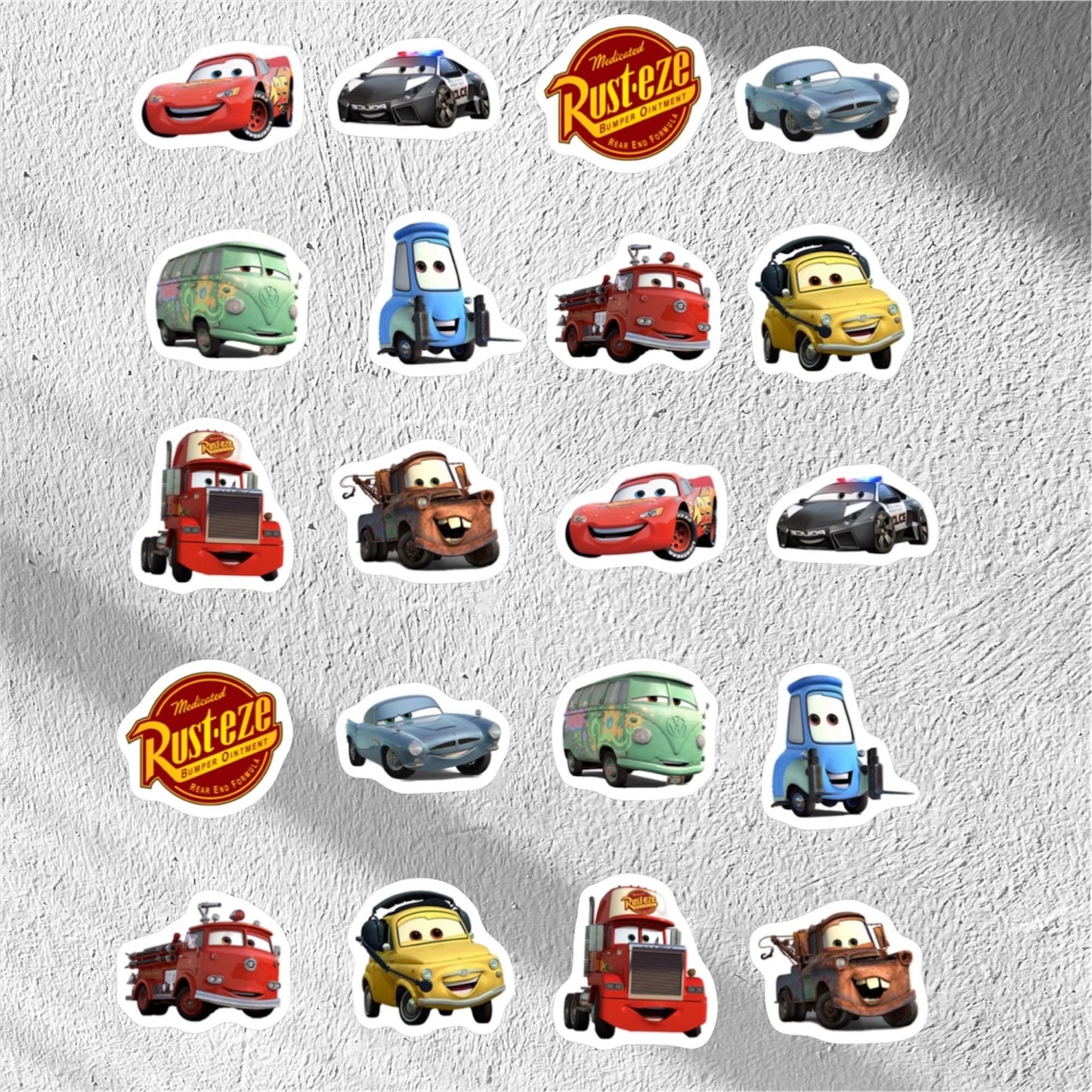 20 Cars  Stickers