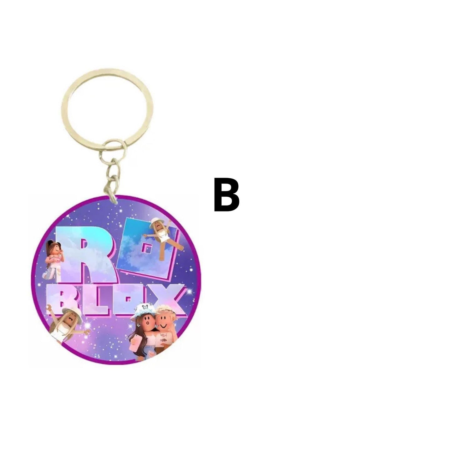 Roblox Girls Keychain – Birthday Party Favor, Goodie Bag Gift