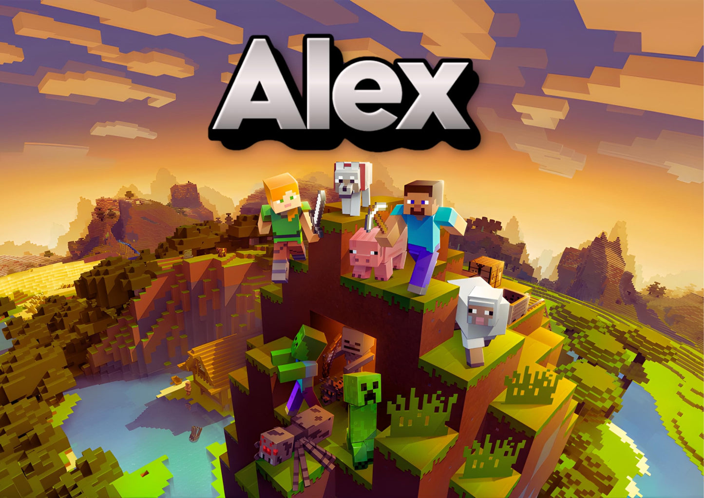 Personalised Video Game   Placemat & Coaster  - Tableware – Custom Designs Available -