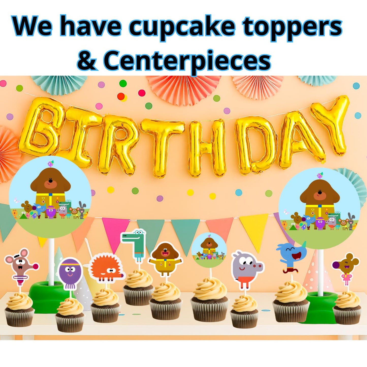 20 Duggee Stickers | Vinyl Waterproof, Party Favors , Party Kit