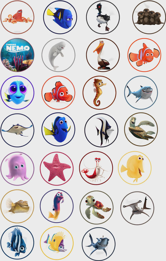 Finding Nemo Stickers