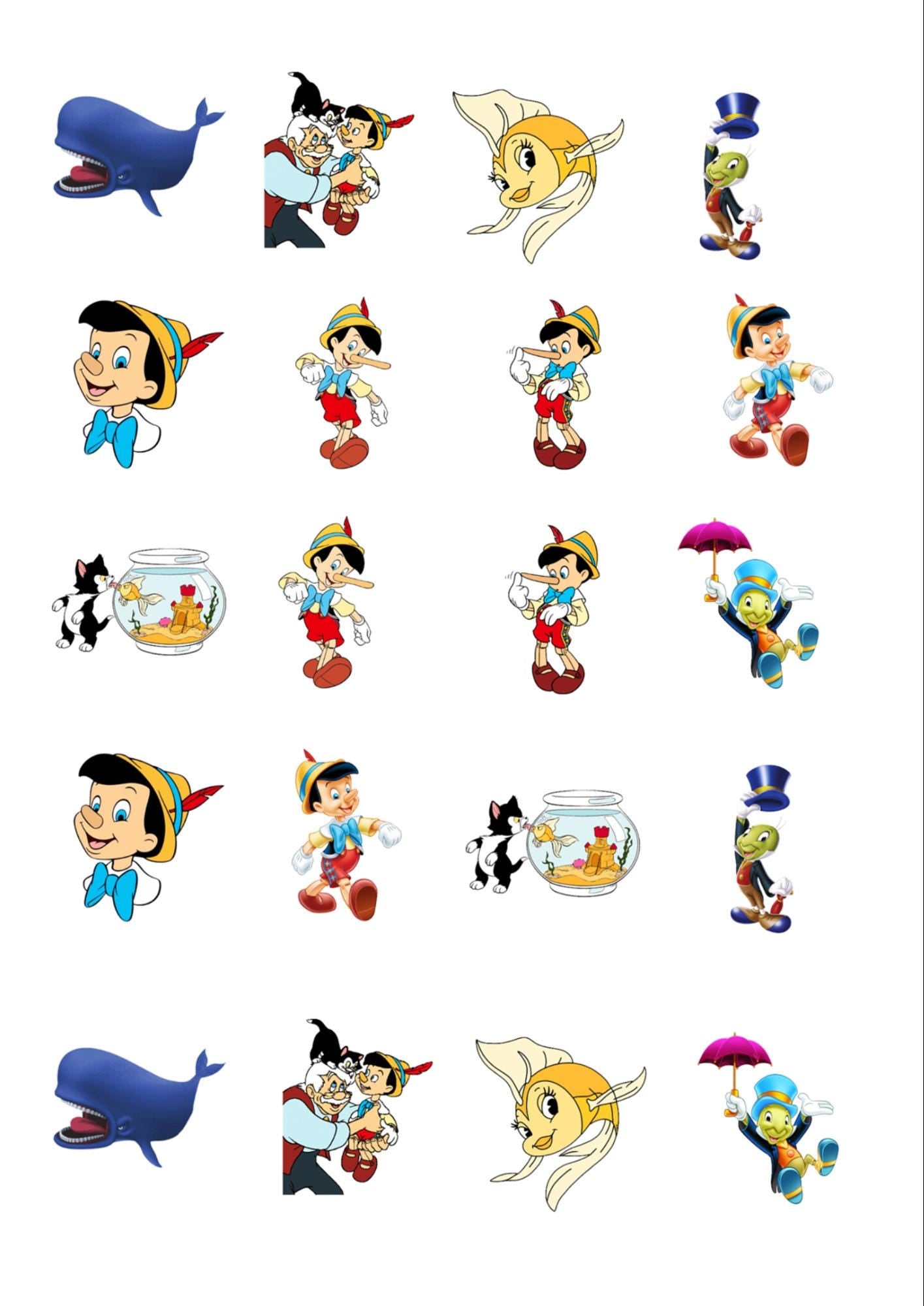 20 Pinocchio Sticker