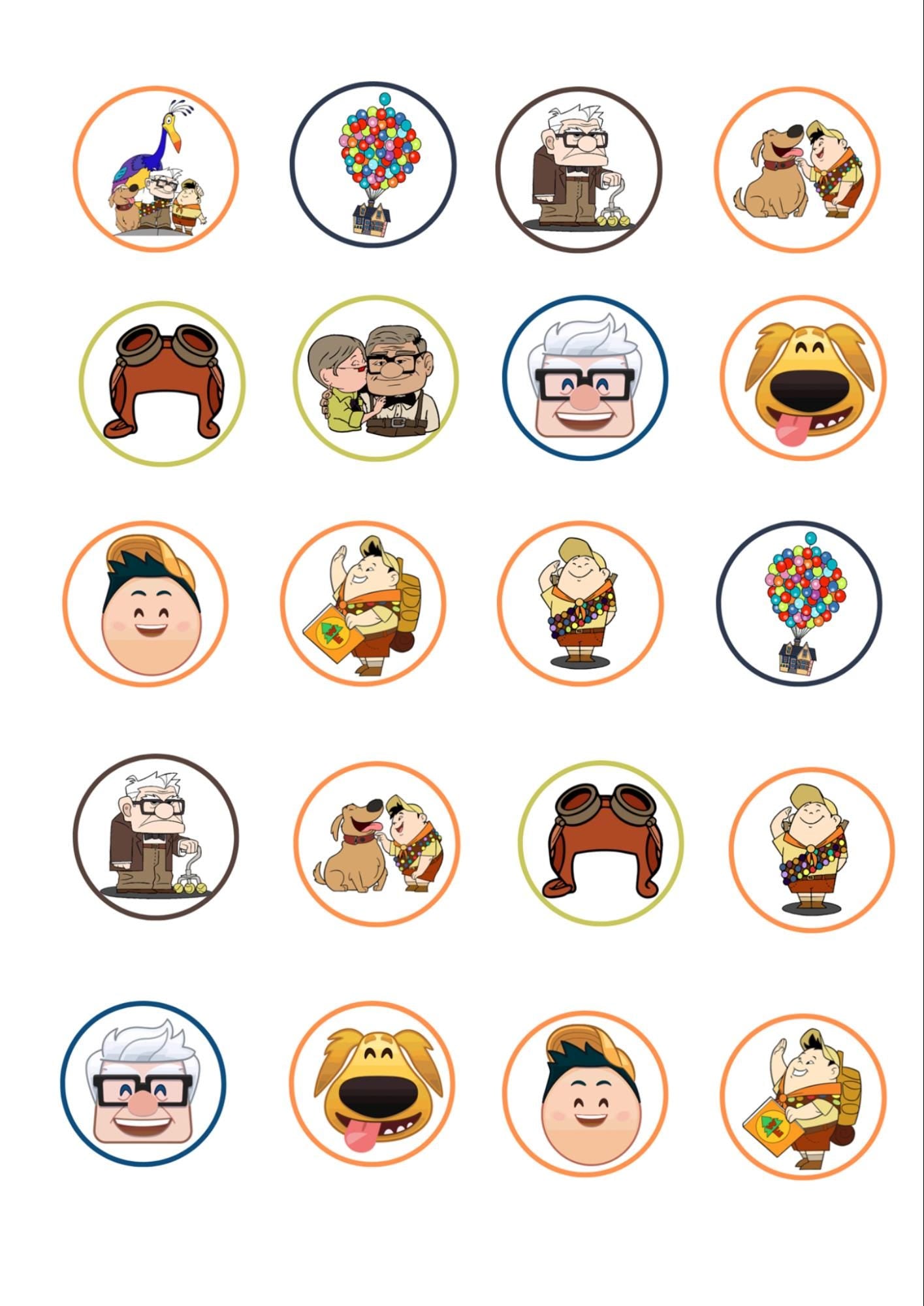 20 Up Movie  Stickers