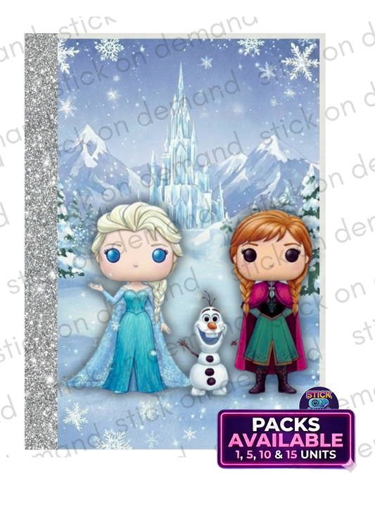 Personalised Frozen  Notebook / Frozen  note  / Mini Note   / A5  Notepads
