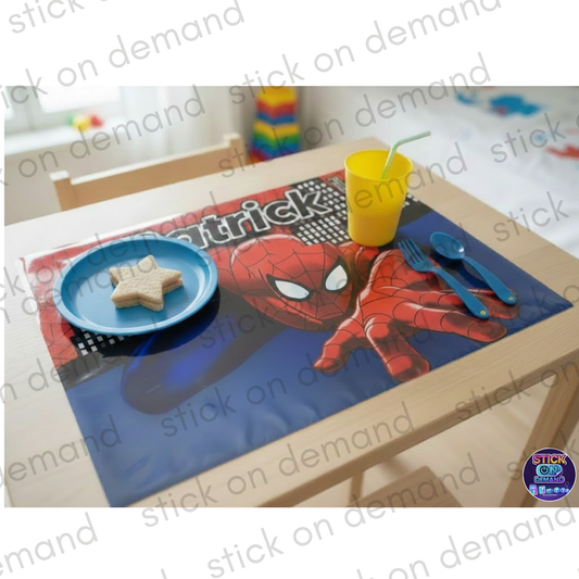 Personalised Spider  Placemat & Coaster  - Tableware – Custom Designs Available -