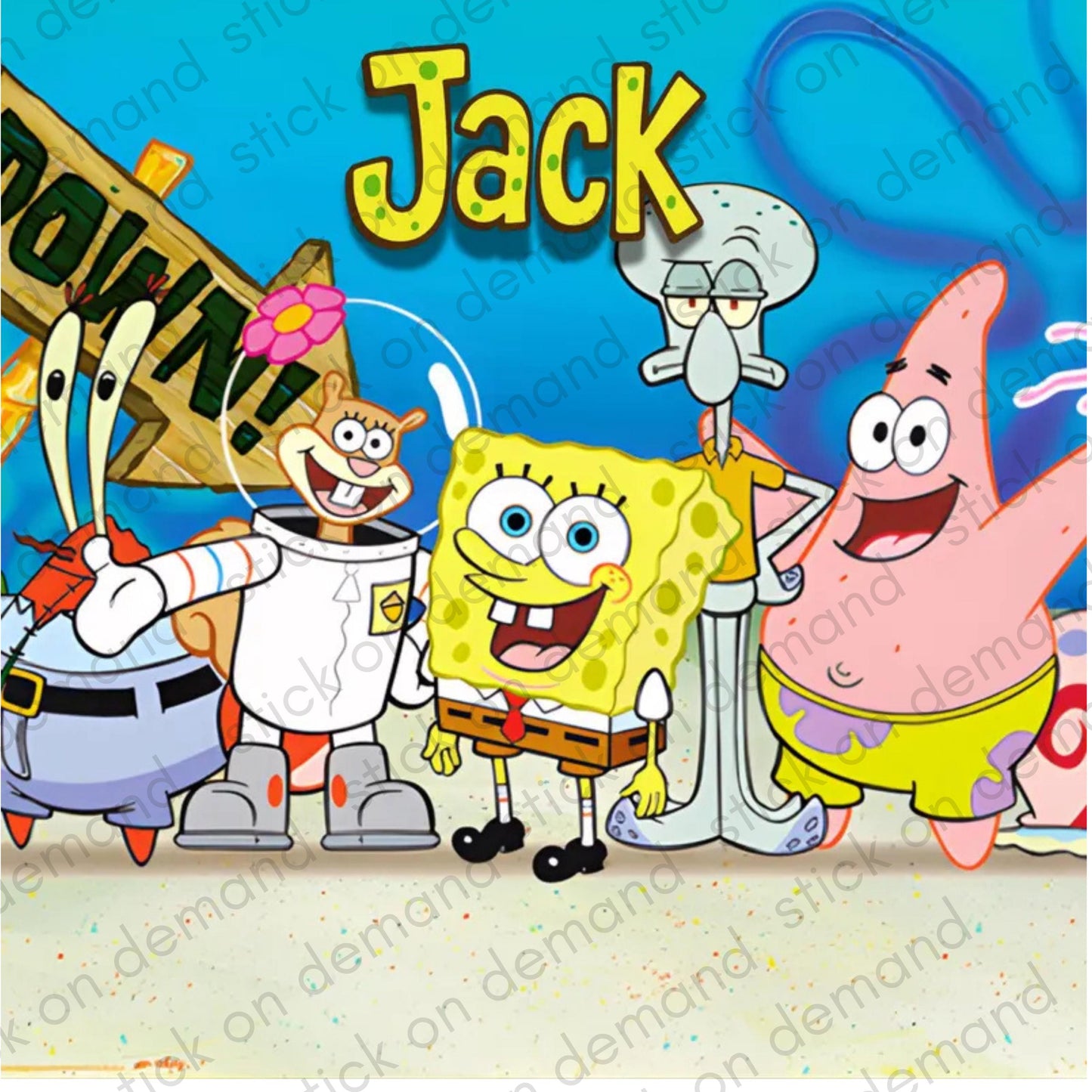 Personalised Cartoon A3 Poster / Custom Cartoon with Child’s Name / Printed on Premium Matte Paper / Frame not Included