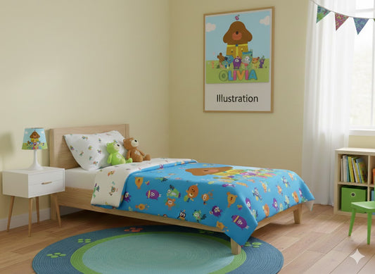 Personalised Duggee A3 Poster | Custom Cartoon Name Print