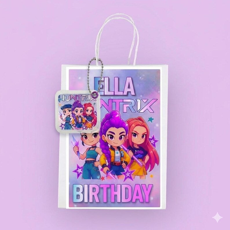 Bulk Party Favor Keychains - Set of 5, 10, 15 - Sparkling Galaxy Girl Birthday Theme - Kids Party Bag Fillers - Holographic Shimmer Favors