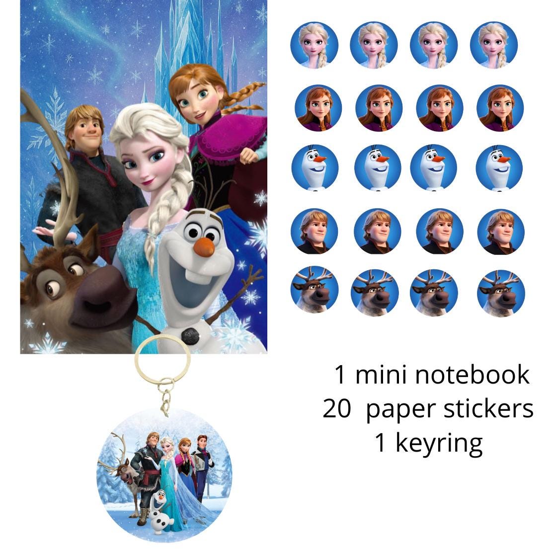 20 Frozen  Stickers