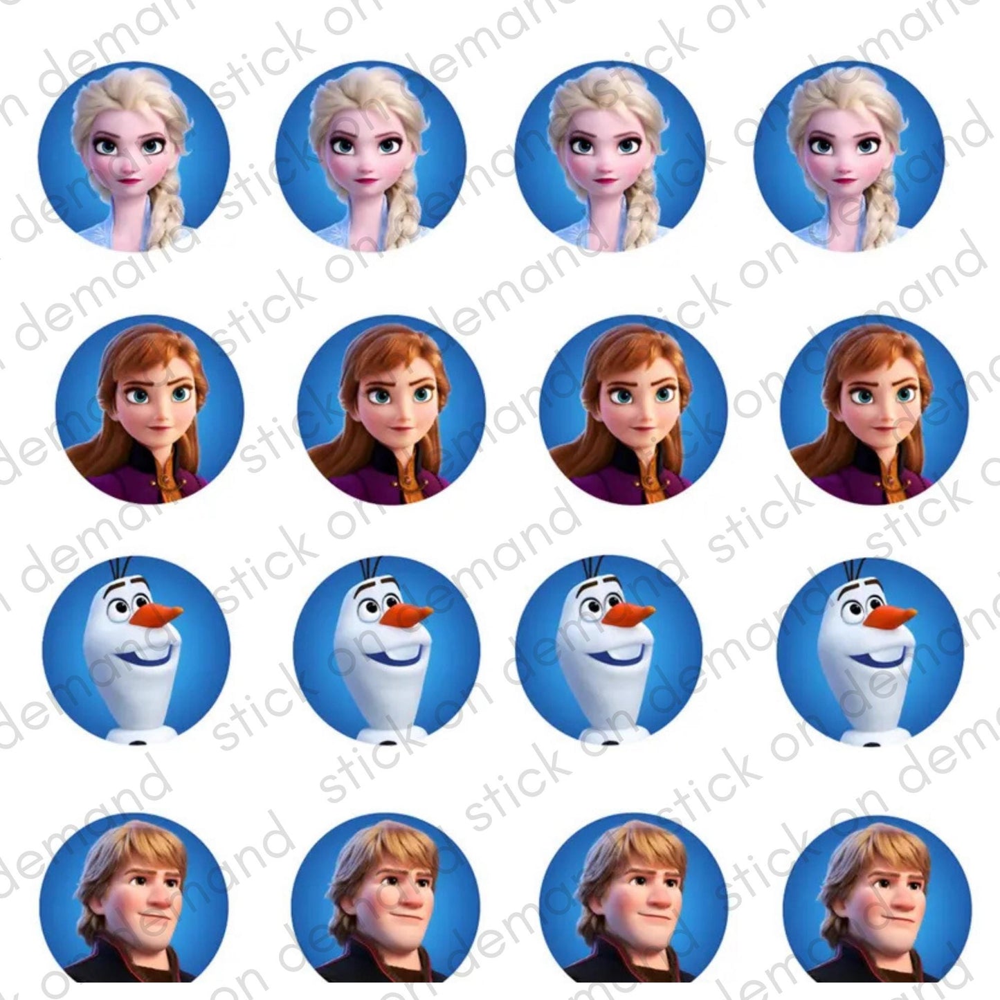 20 Frozen  Stickers