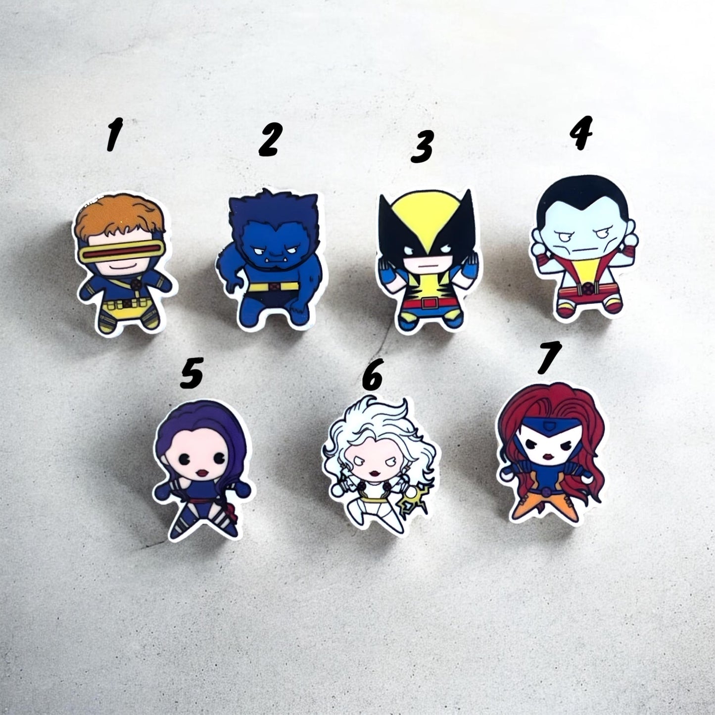 X-Men Resin Pin or Shoe Charm