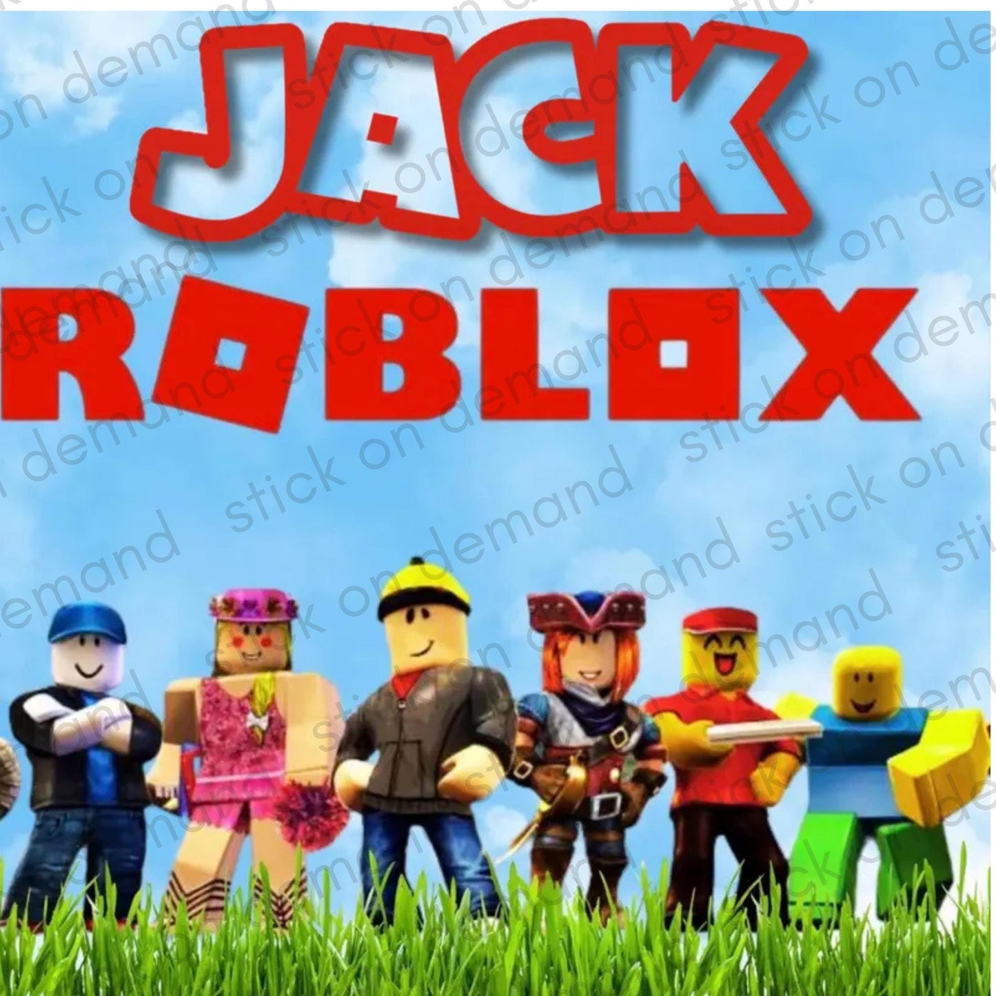 Personalised Roblox Placemat & Coaster  –