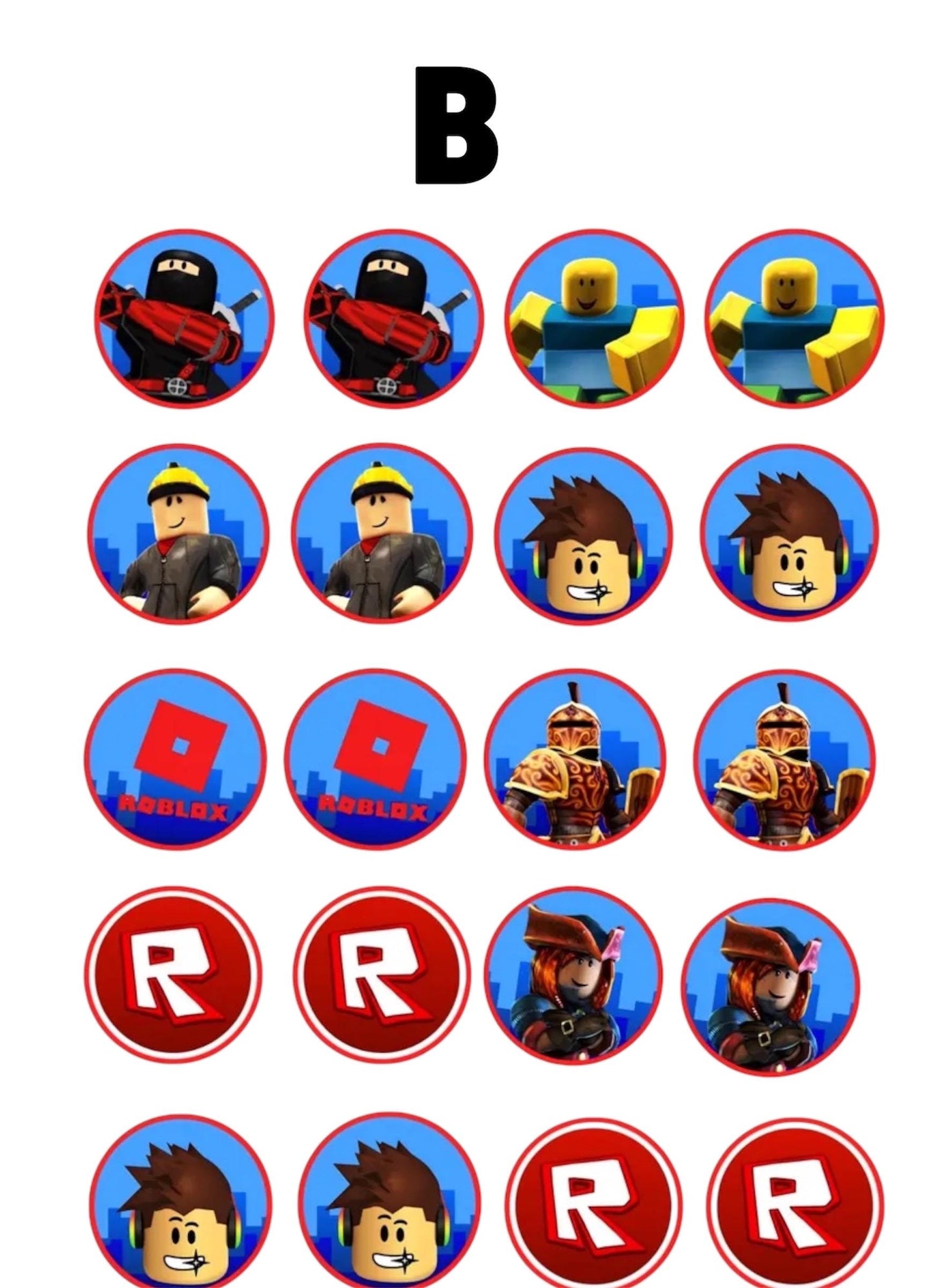 20 Roblox Stickers / Game Stickers