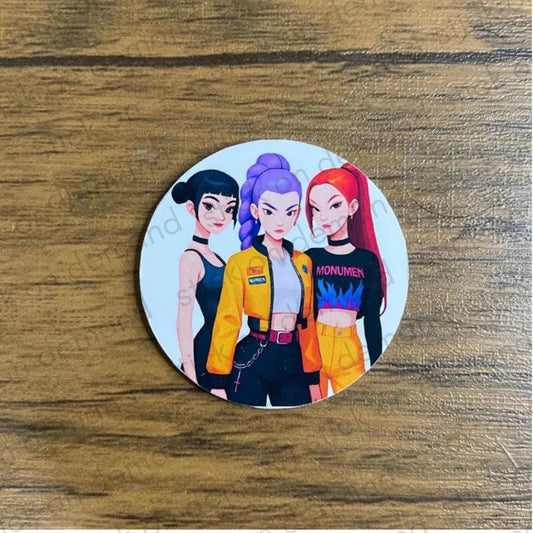 KPop Pin   / Shoe Charm / Keyring / Magnet