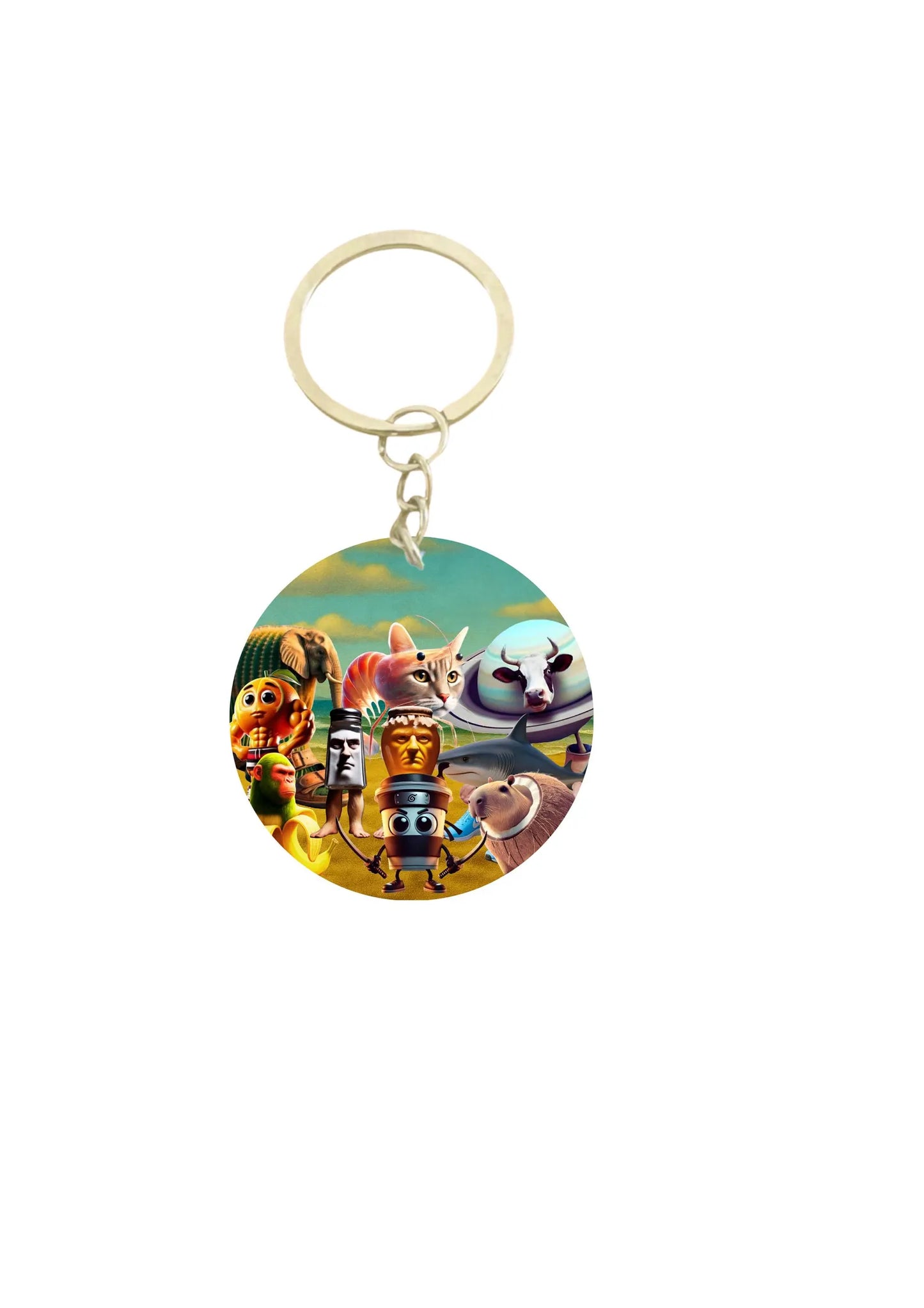 Italian Brainrot  Keychain Party Favor